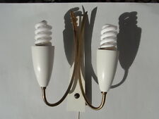 kultige Rockabilly Wandleuchte " 60er Lamp Alu Messing Wandlampe " shabby chic 