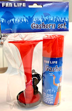 Gas fanfare Signalhorn Druckluftfanfare Tröte Gashupe  EM WM  NEU