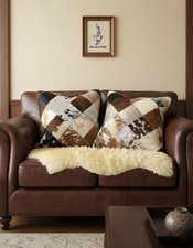 Neu 100% Rindsleder Haare auf