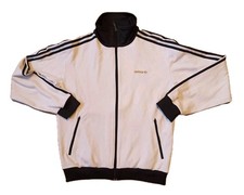 Adidas Originals Beckenbauer Vintage Retro Jacke Track Jacket OG weiß schwarz L