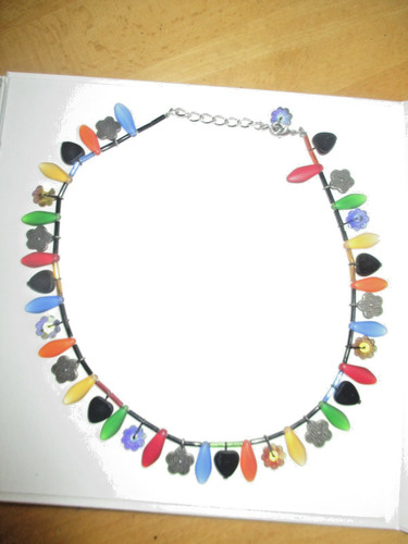 Tolle bunte halskette - bunte, collier
