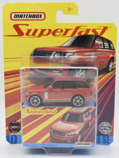Matchbox Superfast #10 2018 Range Rover Vogue SE orange. MBX Blisterkartenbox