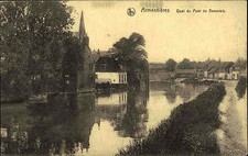 1. Weltkrieg Feldpostkarte aus Armentières Pont de Beauvais 1916 Feldpoststempel