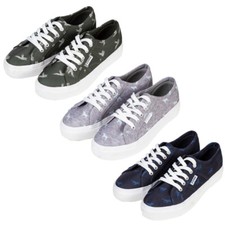 Rydale Plateau Sneaker Schuhe Flats Schnürschuhe Canvas Pumps Schuhe 3 Farben