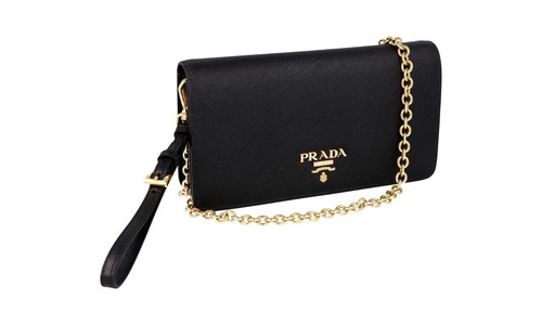 Prada saffiano leder schulter - leder,