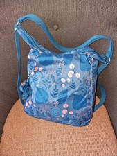 Kipling Schultertasche Rucksack 2 in 1 Doran  Blätterdruck