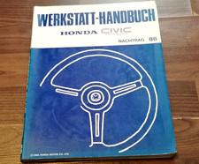 HONDA CIVIC III CRX Coupe 1986- UPDATE WERKSTATT HANDBUCH