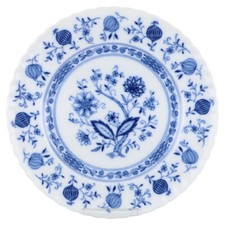 Kuchenteller Royal Tettau Drache-Modell Echt Kobalt Zwiebelmuster