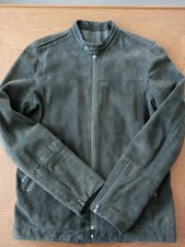 ZADIG & VOLTAIRE Leather Jacket Designer Lederjacke Suede Gr. M Braun NP €700