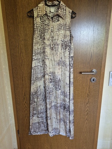 Sarah pacini kleid lang beige - kleid,
