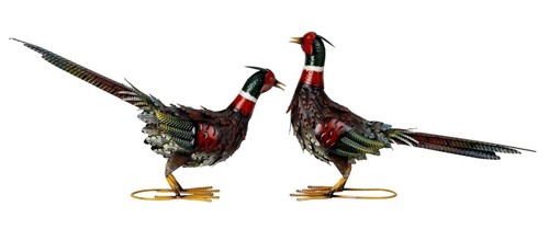 2er set fasane tierfiguren - set,
