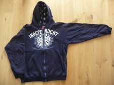 Hoody, Kapuzenjacke mit Reißverschluss Druckmotiv vorn/hinten Größe L aus Peru