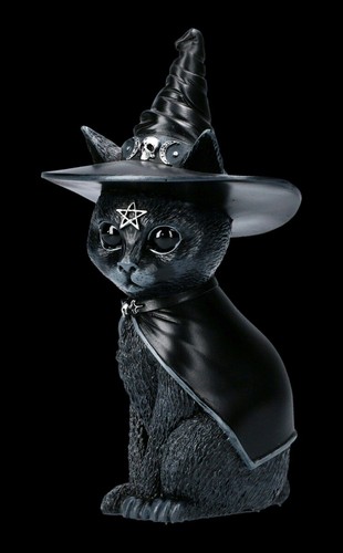 Okkulte katzenfigur mit - katzenfigur,