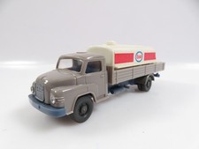 1:87 Wiking MAN Esso Tankwagen Pritsche grau blau