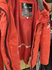 Damen Winterjacke Skijacke mit Kapuze Größe XL rot einfarbig Soccx  neuwertig