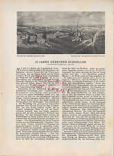 DÜREN, Werbung 1929, Gebrüder Schoeller 75 Jahre Teppich-Fabrik Fussboden-Belag