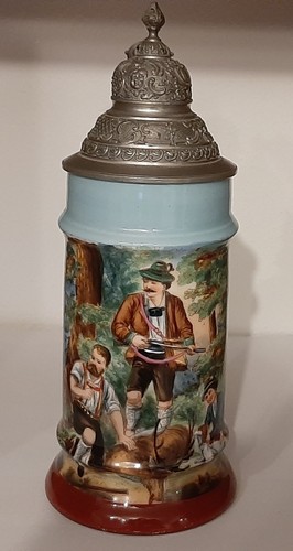 Alter bierkrug jäger - jäger, mit
