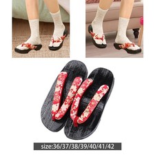 2x Japanische Holz Clogs