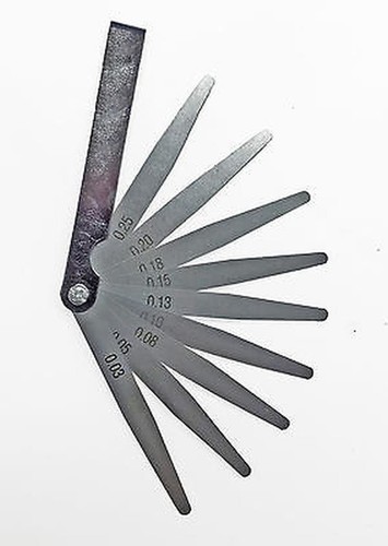 Fühlerlehre 0 25 - 1x, 0,03-0,25