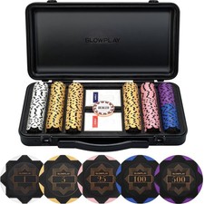 Pokerchips Set 300 Stück mit
