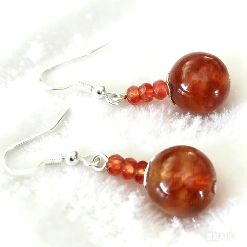 Bailysbeads feueropal ohrringe - feueropal,