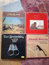 18 Opern auf Schallplatten Vinyl Sammlung Klassik Verdi Puccini Paketpreis