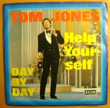 TOM JONES  Help Yourself /Day By Day  Mint- 7 Inch Vinyl - Decca - GERMANY