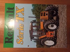 Prospekt Renault Serie TX Broschüre  Traktor Schlepper D