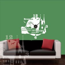 Wandtattoo Wandaufkleber Uhr