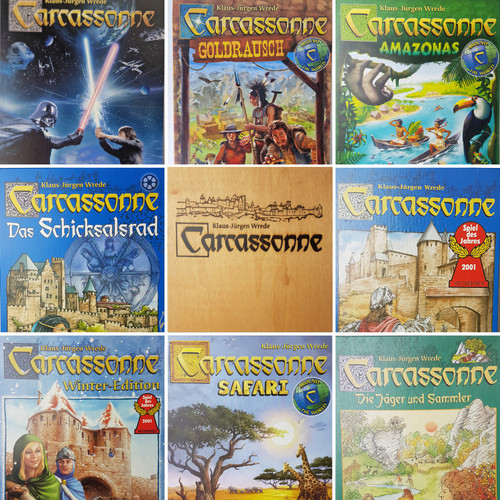 Carcassonne grundspiel - carcassonne,