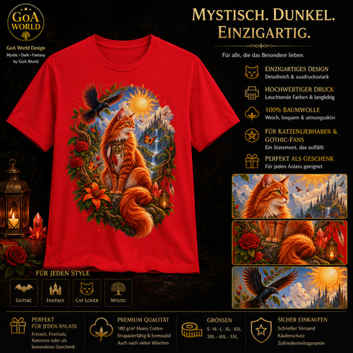Mystic ginger cat rote - ginger, katze