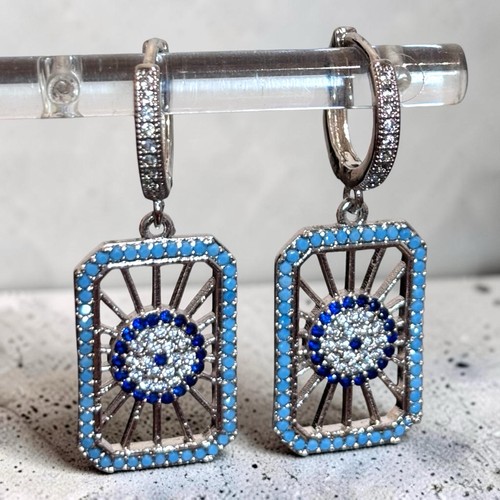 Edelstein zirkonia ohrringe - edelstein,