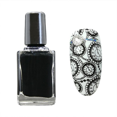 Stamping lack 10ml - stamping, schwarz