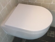 Toilettensitz Toilettenbrille WC-Sitz Soft Close 425 x 363 x 49 (mm)