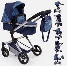 bayer Design Kombi-Puppenwagen Neo Vario mit Muster