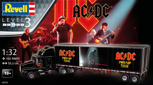 Revell 07731 tour truck - revell, ac/dc