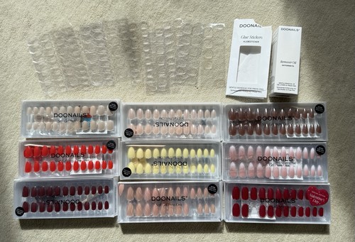 Doonails press nails set - press, on