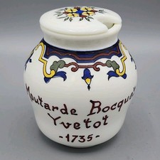Mustard Jar/Pot w/Lid Moutarde