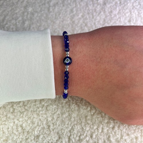 Blau evil eye armband nazar - armband,