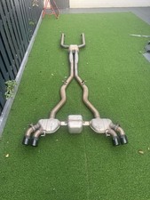 BMW M5 F90 Original Abgasanlage Vor-OPF 2017 mit schwarzen Endrohren OEM