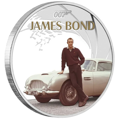 Silbermünze james bond - silbermünze,