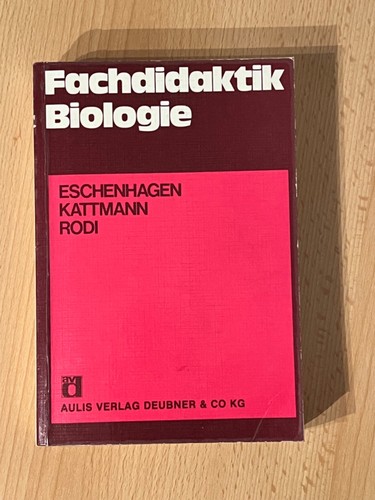 Fachdidaktik biologie - fachdidaktik,