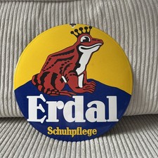 Emailschild  Erdal Schuhpflege Limitierte Auflage ￼1997 30 Cm