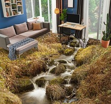 3D Gelbes Gras 1671 Fußboden