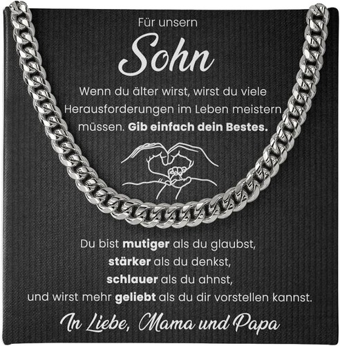 Geschenk für sohn kette - für, sohn,