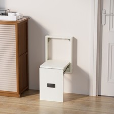 Klappbarer Wandhocker Duschklappsitz Schuhwechselhocker Wandmontage Max150kg DHL