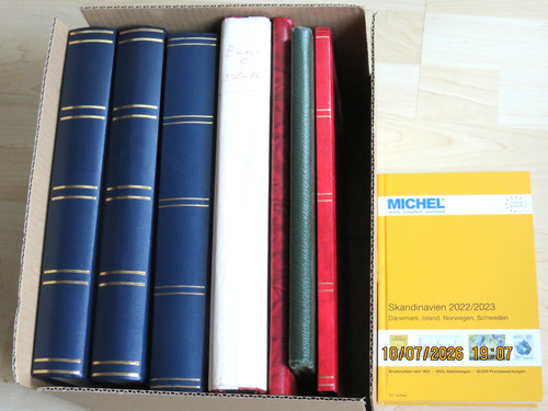 Konvolut briefmarkenalben - konvolut, 7