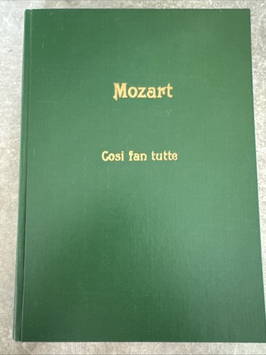 Klavierauszug mozart cosi fan - cosi,