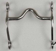 Busse Westernkandare Edelstahl kurze Anzüge - hohe Zungenfreiheit 125 mm