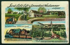 Litho / Lithografie: NEUHAMMER a. Queis / Osiecznica m. Erholungsheim KOBERBRUNN